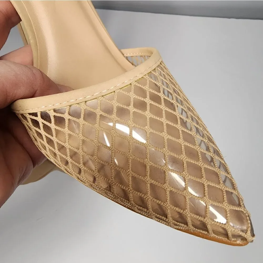 Call It Spring Women's Shoes Size 10 high Heels Vegan Leather Beige